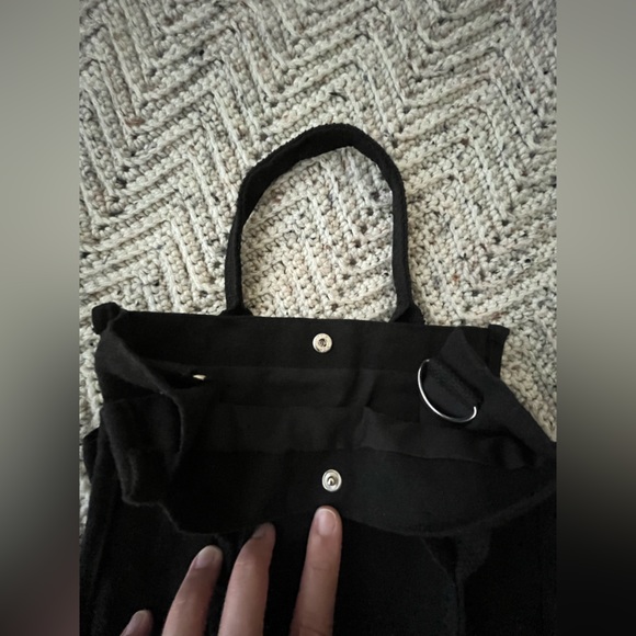 NWOT Small Canvas Square Bag - Picture 5 of 10